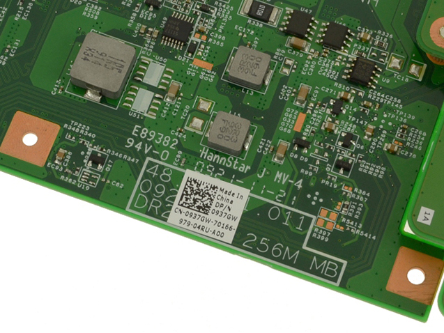 937GW – Dell Inspiron 1750 Motherboard System Board with Discrete ATI ...