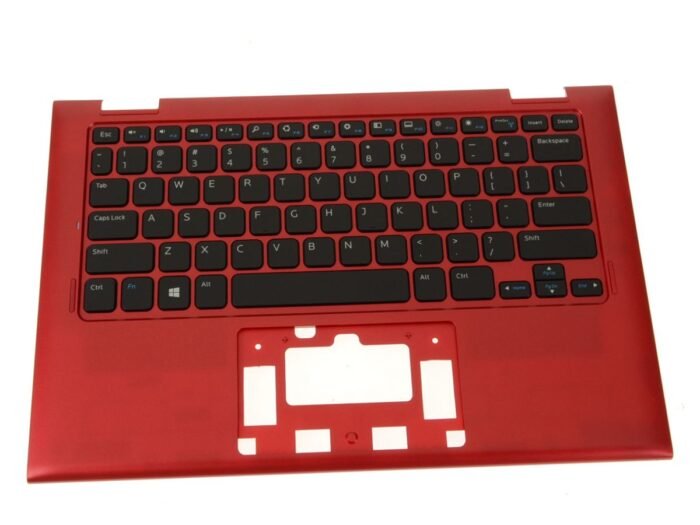 Red - For Dell Inspiron 11 (3157 / 3158) Keyboard Palmrest Assembly - No TP - MKGV7