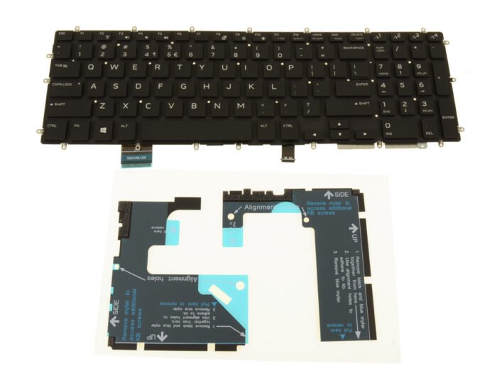 US INTL - For Alienware m15 / m17 Backlit Laptop Keyboard Assembly with m15 Brackets - 1PGHR - MPW23