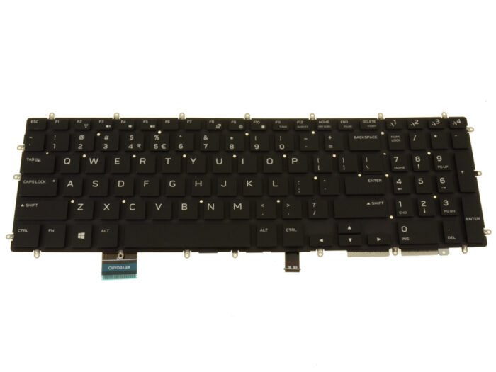 US INTL - For Alienware m15 / m17 Backlit Laptop Keyboard Assembly with m15 Brackets - 1PGHR - MPW23 - Image 2