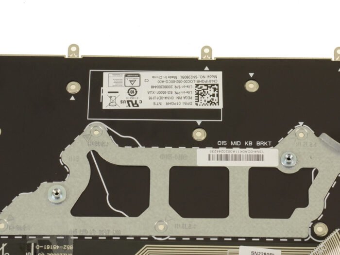 US INTL - For Alienware m15 / m17 Backlit Laptop Keyboard Assembly with m15 Brackets - 1PGHR - MPW23 - Image 4