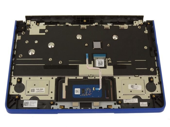 For Dell Chromebook 11 (3120) Palmrest Touchpad Keyboard Assembly with Blue Trim - No SIM - NGYX3