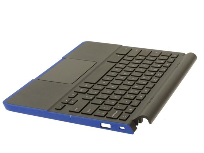 For Dell Chromebook 11 (3120) Palmrest Touchpad Keyboard Assembly with Blue Trim - No SIM - NGYX3 - Image 4