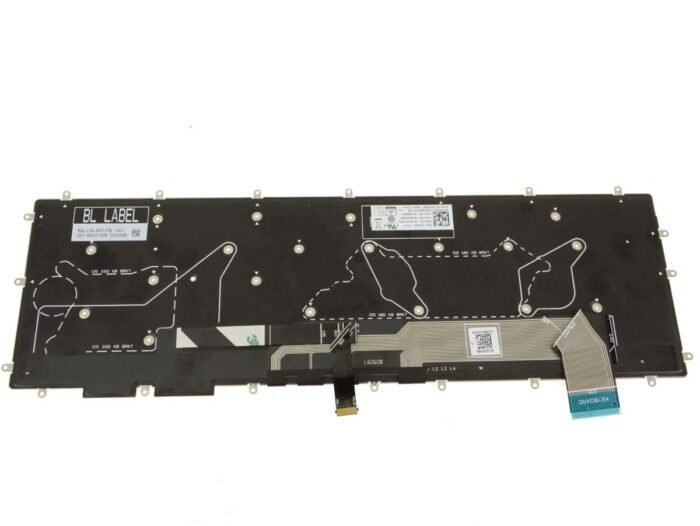 French English - For Alienware m17 / m15 Backlit Laptop Keyboard Assembly FR-ENG - X1RGX - Image 2