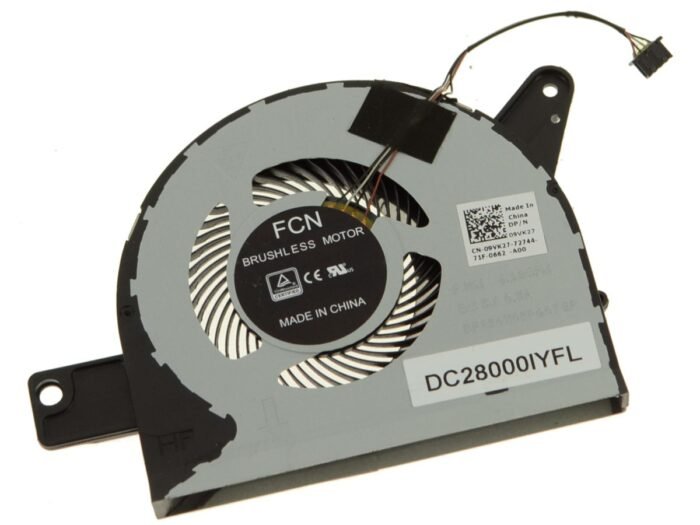 For Dell Latitude 5580 / 5590 CPU Cooling Fan U-Type CPU - Integrated Intel Graphics UMA - 9VK27