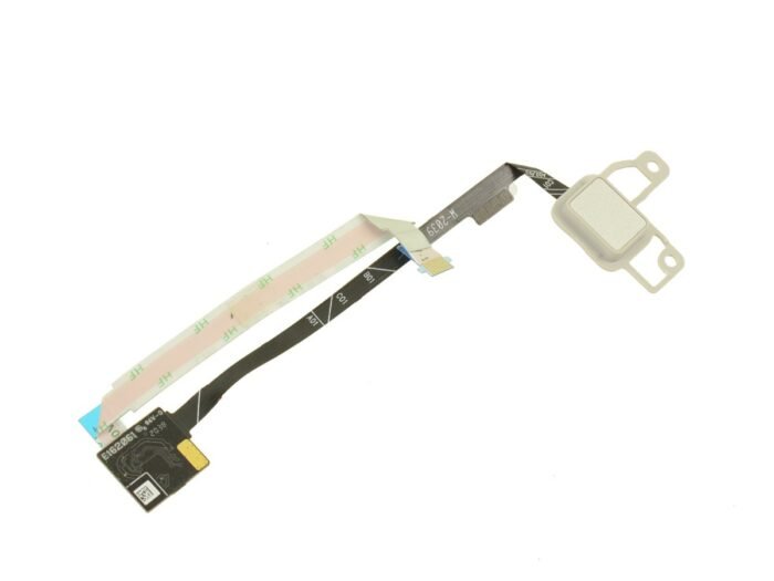 For Dell Inspiron 7500 7506 2-in-1 Silver Fingerprint Reader Module / Power Button Circuit Board with Cable - NT93T - Image 2