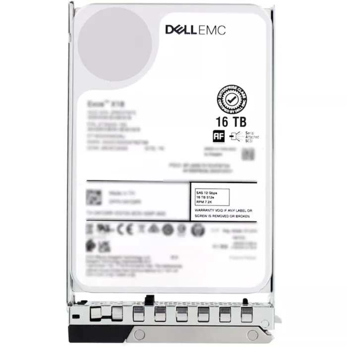 For Dell EMC 400-BHJD 16TB ISE 7.2k 512e 3.5inch 512MB SAS 12Gbps 14G Hot Plug Hdd