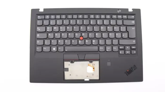 Lenovo ThinkPad X1 Carbon 6th Gen 6 Palmrest Keyboard Bezel German Black 01YR542