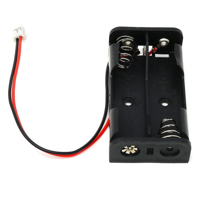 Original 2 x AA Open Battery Holder with JST PH Connector - PartsCountry