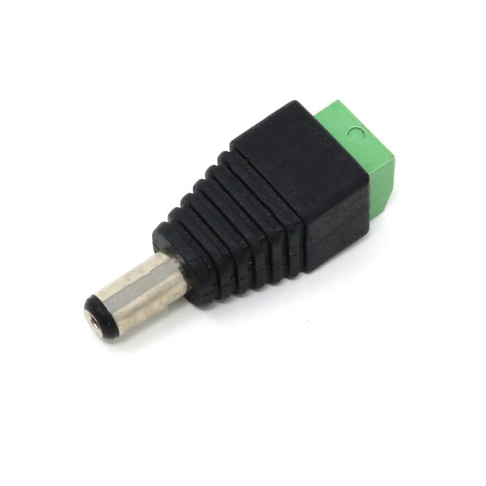 Original Male DC Power adapter - 2.1mm plug to screw terminal block - PartsCountry