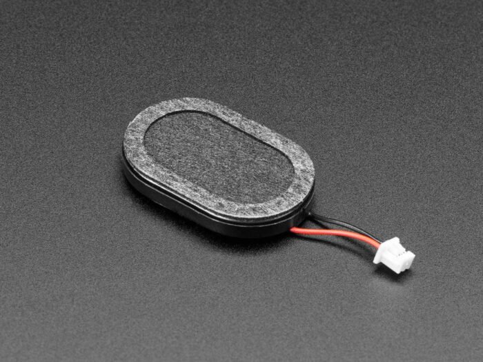 Original Mini Oval Speaker with Short Wires - 8 Ohm 1 Watt - PartsCountry