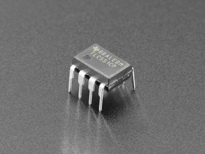 Original TLC551 IC Timer - CMOS 555 with 1V to 15V power, up to 1.8MHz (TLC551CP) - PartsCountry